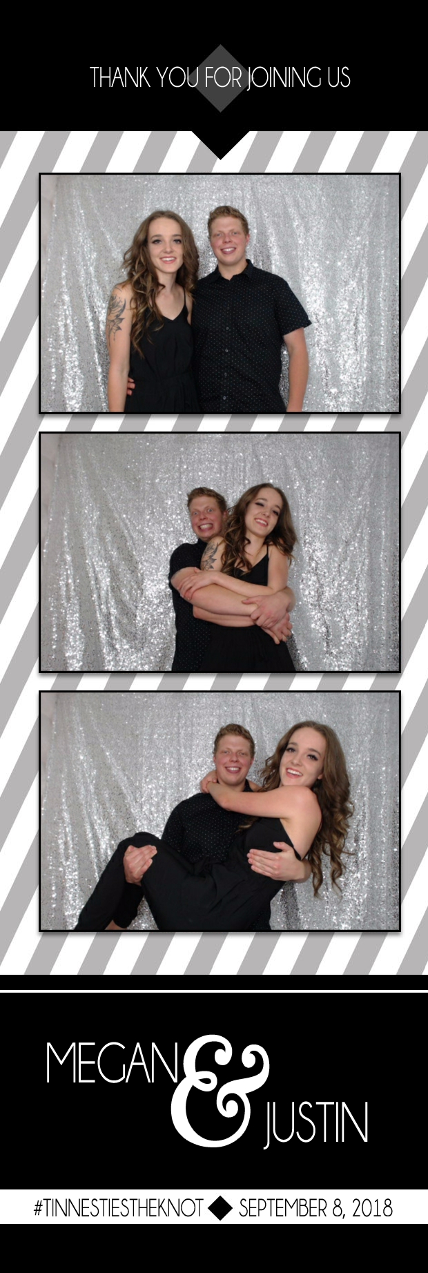 Megan and Justin's Wedding | View more photos from the event at gallery.photoboothbillings.com/u/PhotoBoothBillings/Megan-and-Justins-Wedding